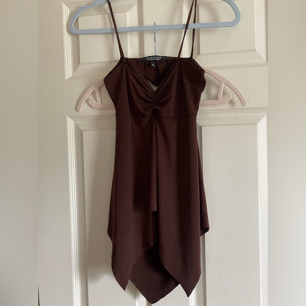 RAMPAGE Vintage Flowy Tank Top